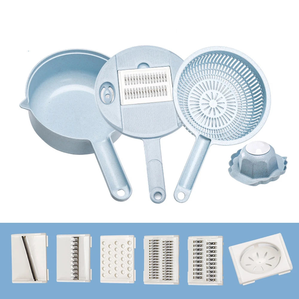 8 in 1 Vegetable Slicer With Strainer