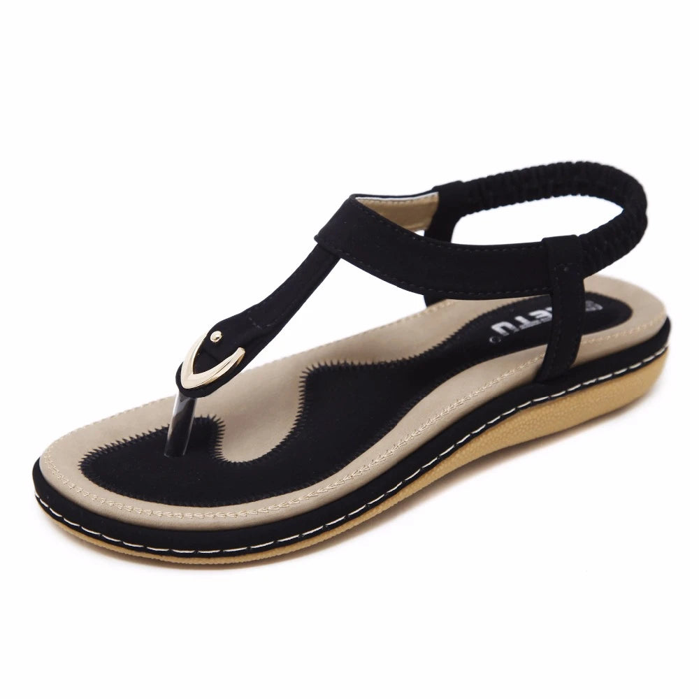 Bohemia Ethnic Soft Flat Sandals