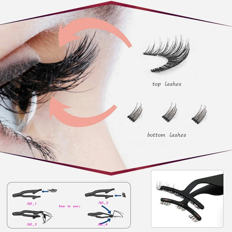 3d Magnet False Eyelashes