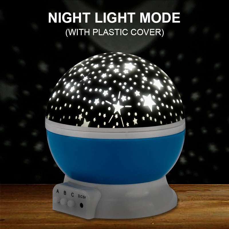 Rotating Romantic Starlight Projection Lamp