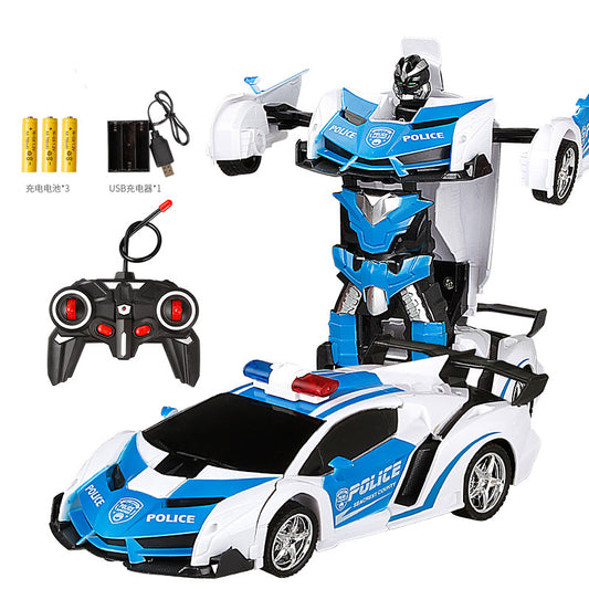 Racing Boy Remote Control Deformation Robot